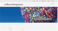 Desktop Screenshot of colleenmontgomery.com